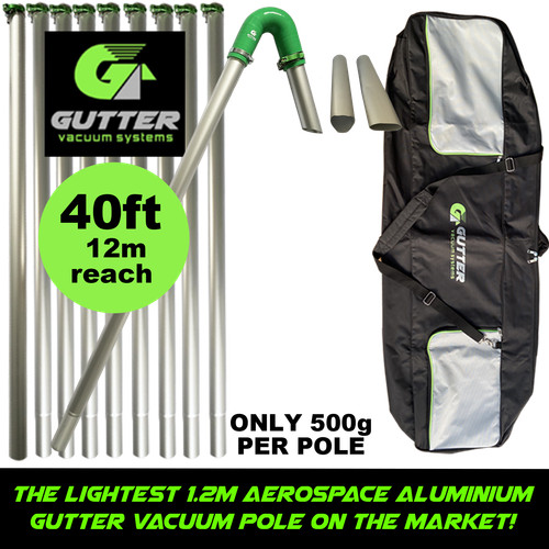 40ft 12m gutter vacuum pole - gutter,