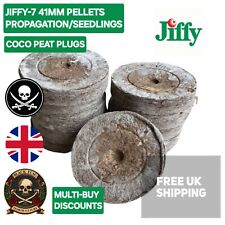 Jiffy-7 Coco Peat Pellets 41mm Seed Plugs Hydroponics Propagation Starter