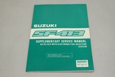 SUZUKI SWIFT SF413 SUPPLEMENTARY GS GL GLX Workshop Manual 99501-63B01-18E