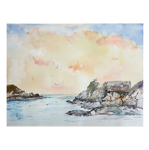 Flame sky with - with, coast
