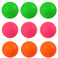 eMKay® 9'S Soft Foam Balls for Kids – 70mm PINK ORANGE GREEN Sponge Tennis Balls