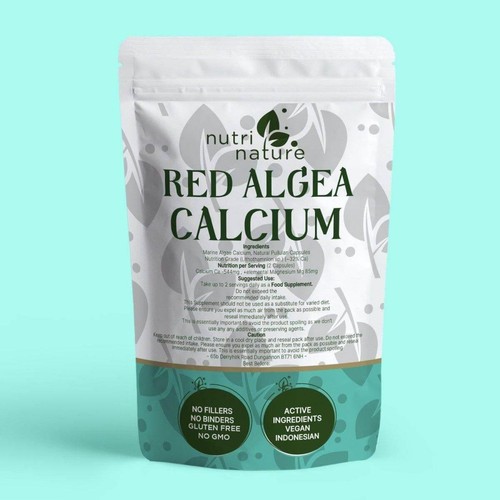 Calcium red algae plant based - red,