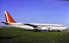 Boeing 707 -35 mm Aircraft Colour Slide-No Markings-Air Gambia ? C5-GOD-See Note