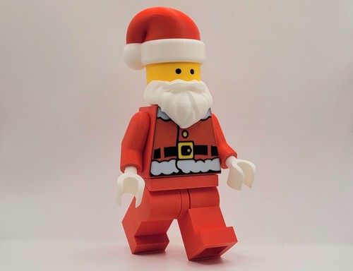Giant lego inspired - lego, santa