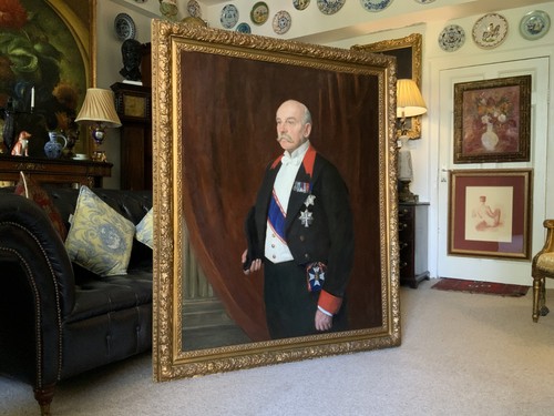 Huge 19thc oil portrait - 19thc,