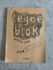 Blank A4 Sketchpad Drawing Paper Around 40 Pages Left