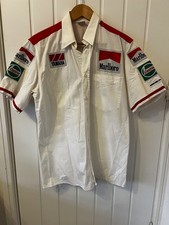 Rare  Pit Crew Shirt MARLBORO YAMAHA CASTROL Vintage 1970/80s? 