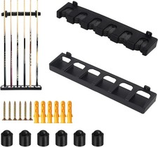 6-Slot Pool Cue Holder Wall