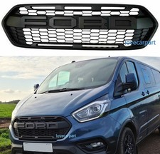 For Ford Transit Custom Grill 2018-2023 Raptor Style Trail Sport Bumper Grille