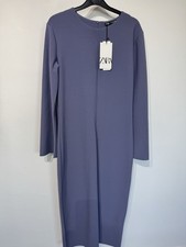 Zara Bnwt Mauve Dress Size L