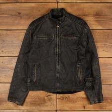 Vintage Leather Cafe Racer