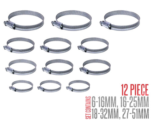 12pc garden hose - garden, clamp