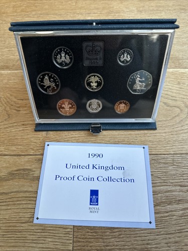 Royal mint 1990 proof coin - royal,