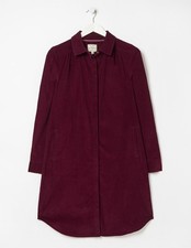 Fat Face Chester Cord Shirt Dress size 22-24 Purple