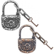 Assorted Padlock, Chain & Key