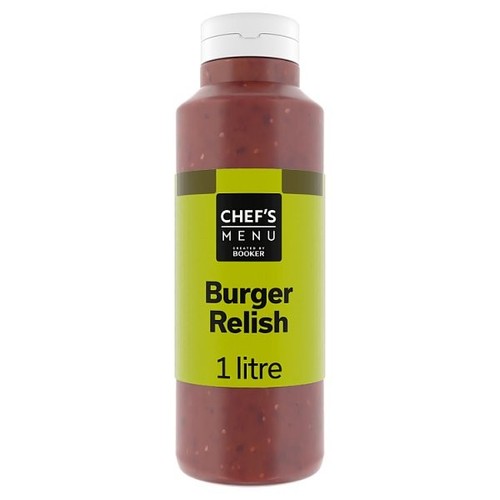Burger relish chef menu - burger, 1l