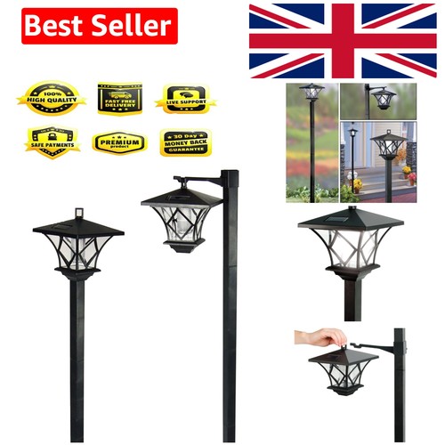 Solar hanging lamp post - 59", lamp/post