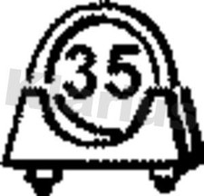 KLARIUS 35mm Exhaust Clamp