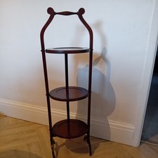 Antique Mahogany 3 Tier Wooden