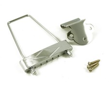 ARCHTOP TAILPIECE CHROME JAZZ