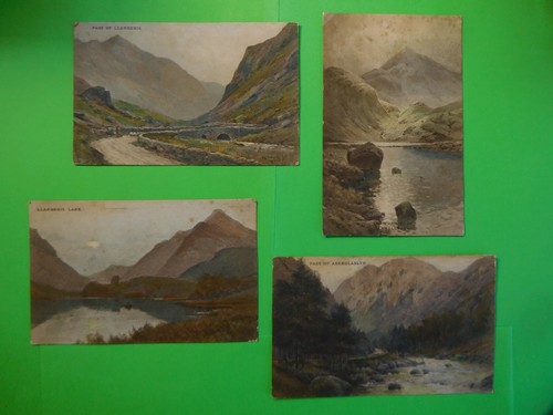 Vintage postcards artist - vintage,