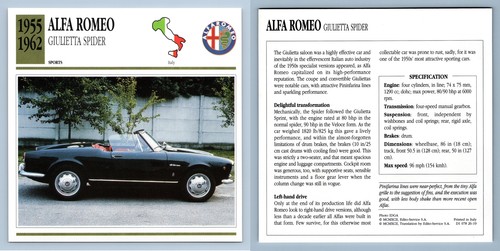 Alfa romeo giulietta spider - romeo,