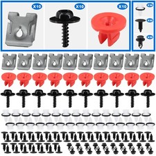 130pcs Fitting Kit Under Engine Cover Undertray Nuts Clips for Ford Mondeo Kuga