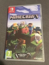 Minecraft Nintendo Switch. Game Cartridge And Case