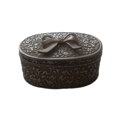 Vintage silver plate trinket - plate,