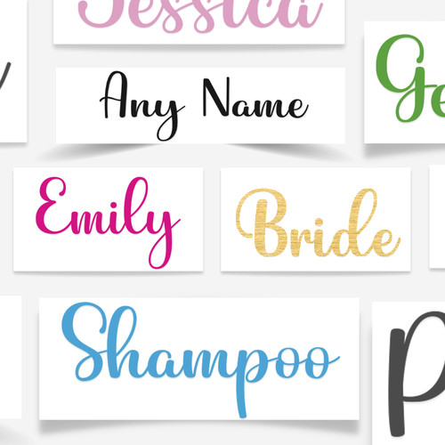 Personalised 5 sticker - personalised, 1.3.5