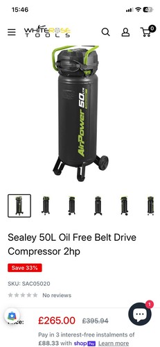 Sealey sac05020 litre - sealey,