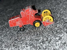 Used Matchbox Series Combine Harvester Red/Yellow Diecast Collectors #204