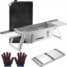 Portable Folding Charcoal BBQ Grill Picnic Travel Camping Outdoor Barbecue Grill