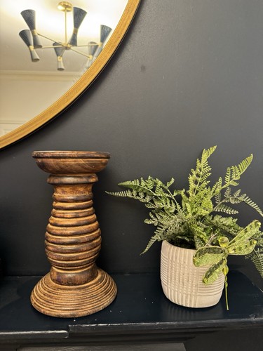 Large vintage turned - large, wood
