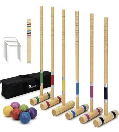 Six player croquet set - six,