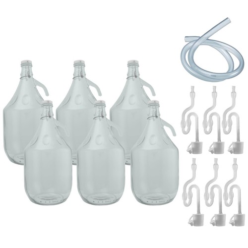 Glass demijohn swing top - 5l,