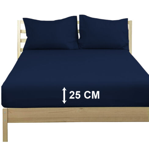 Extra deep 25cm fitted sheet - 25cm,