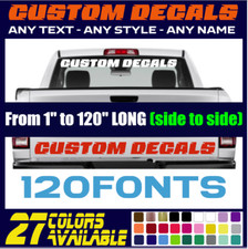 Custom Decal Sticker Vinyl