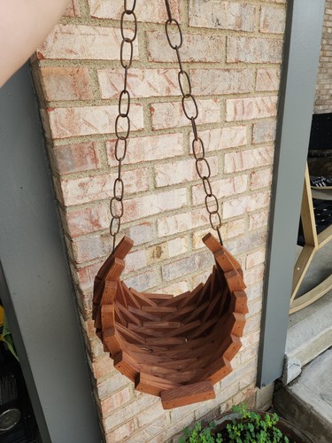 Vintage mcm wood - mcm, planter
