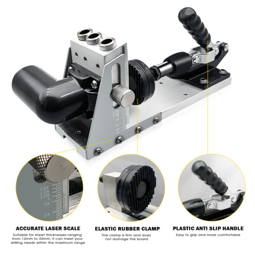 Pocket hole jig kit 33mm - hole,
