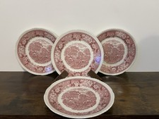 Adams English Scenic Breakfast/Lunch Plate X3. Ok Condition. Minor Chips