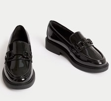 M&S Collection Kids' Patent Freshfeet™ School Shoes (13 Small - 7 Large)