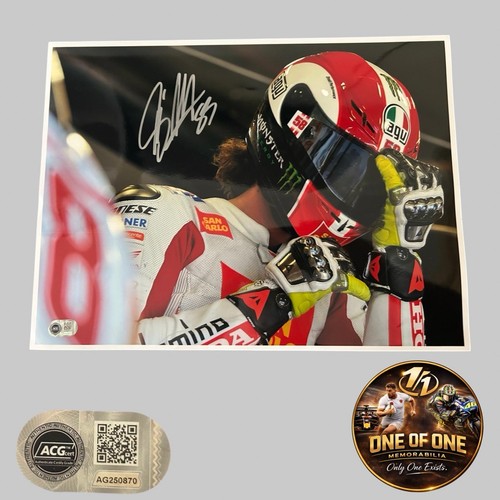 Marco simoncelli signed 16x12 - simoncelli,