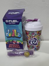 Gamma Labs G FUEL Doodlez Shaker Cup With Collectors Box And Charms New