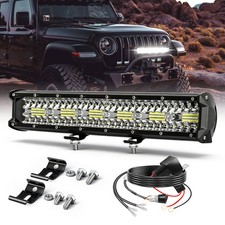 20Inch 3 Row LED Light Bar Work Light Truck Tractor 4X4 Offroad Fog Driving Lamp