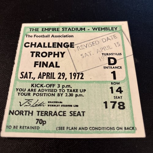 Ticket 1972 challenge - ticket,