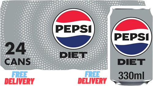 Pepsi diet cola x 330ml - pepsi,