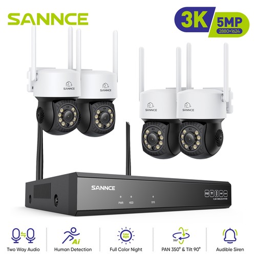 Sannce 5mp wireless color - wireless,