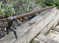 Vintage Garden 2 Prong Hoe Raised Beds Allotment Cultivator Weeding Tool