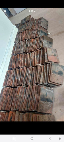 Reclaimed clay roof tile - clay,